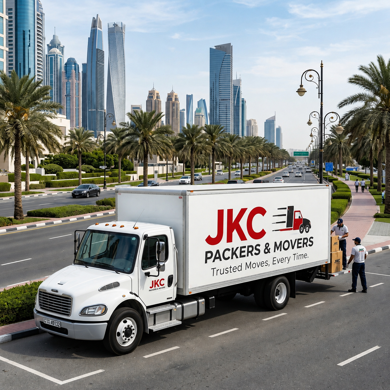JKC Truck On-Site Apartment Move