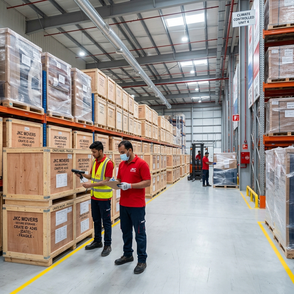 Storage Facility Staff in JKC Uniform